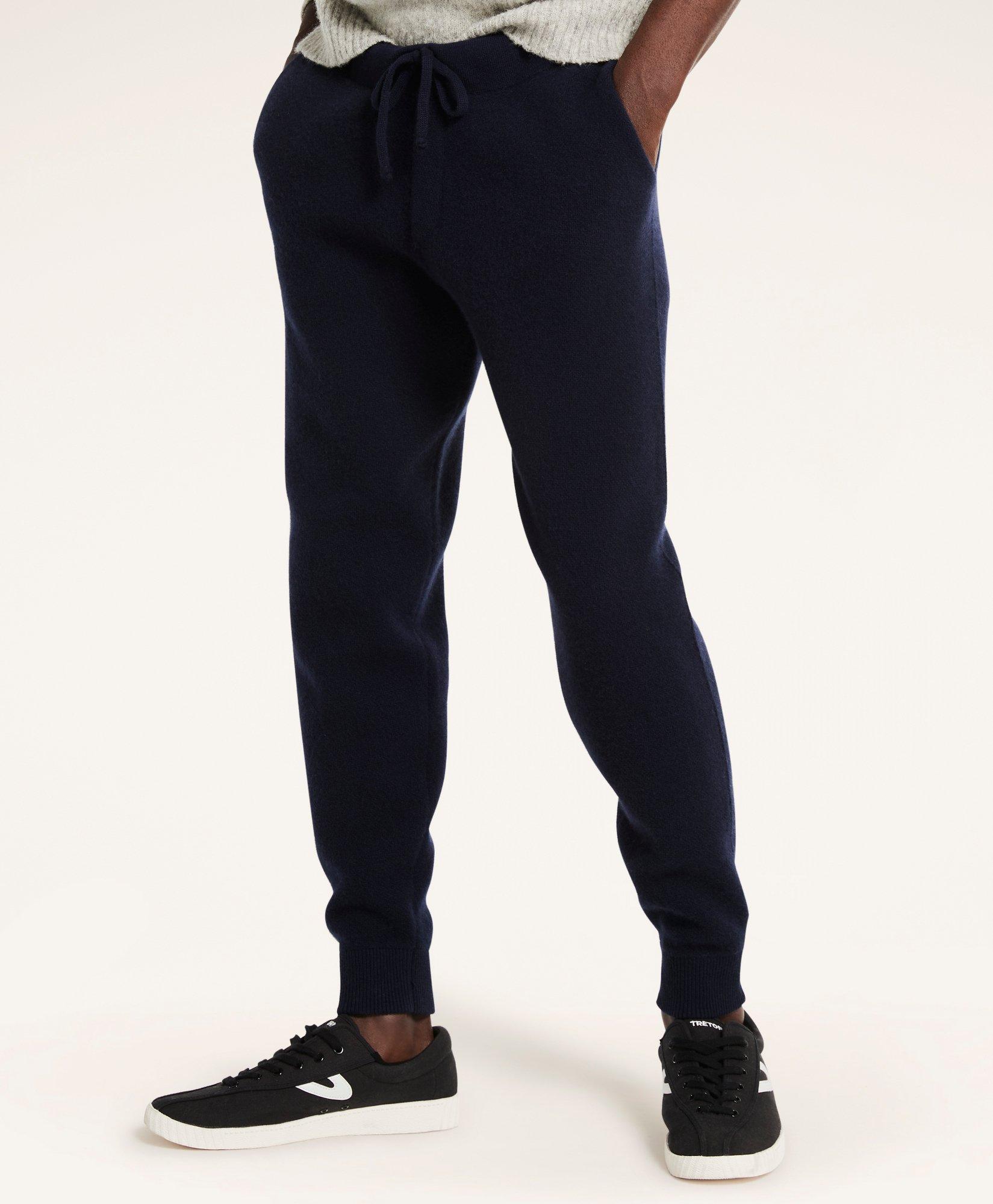 Brooks Brothers Wool Cashmere Jogger Pants | Navy | Size 2xl | ModeSens