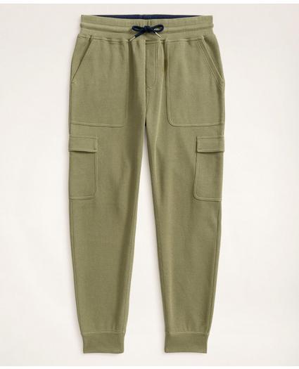 Ribbed French Terry Cargo Joggers