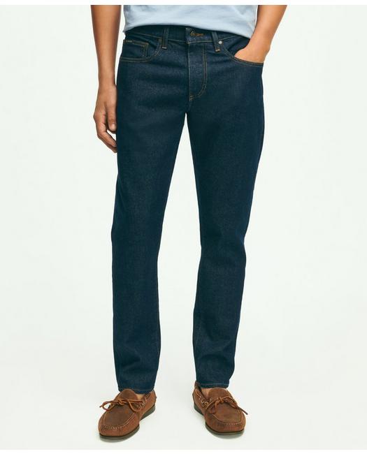Brooks Brothers Classic Slim Fit Denim Jeans | Dark Blue | Size 38 34