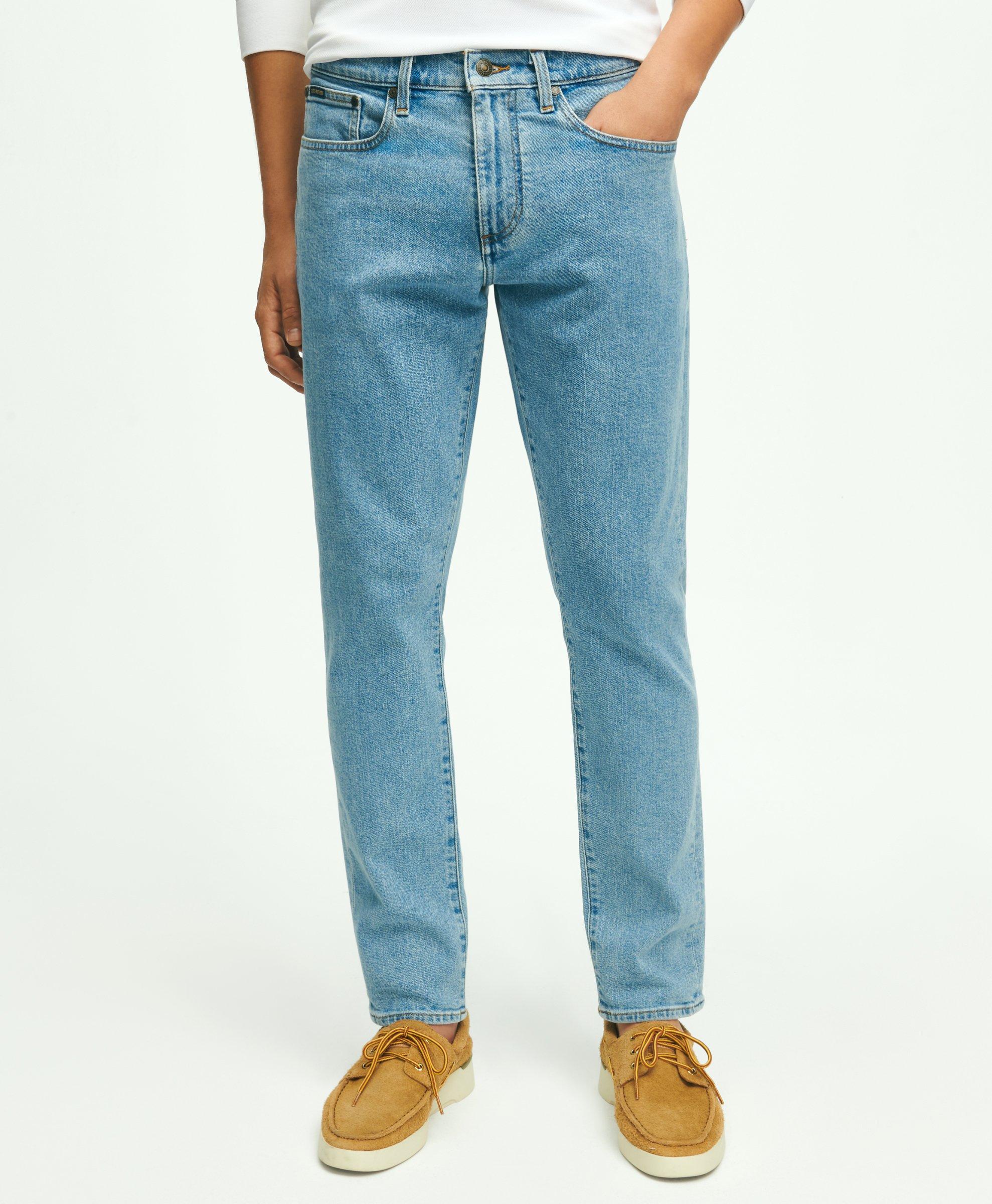 Brooks Brothers Slim Fit Denim Jeans | Light Blue | Size 28 30