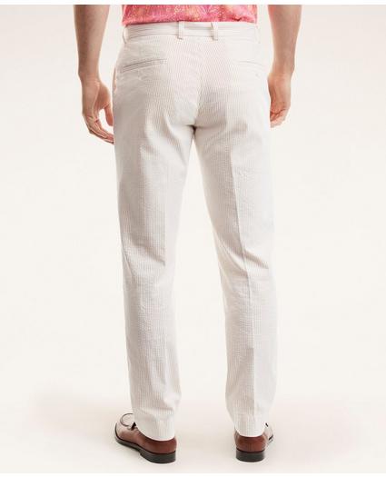 Clark Straight-Fit Cotton Seersucker Pants