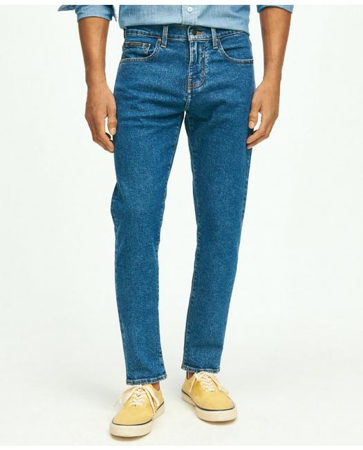 Brooks Brothers Straight Fit Denim Jeans | Medium Blue | Size 38 34
