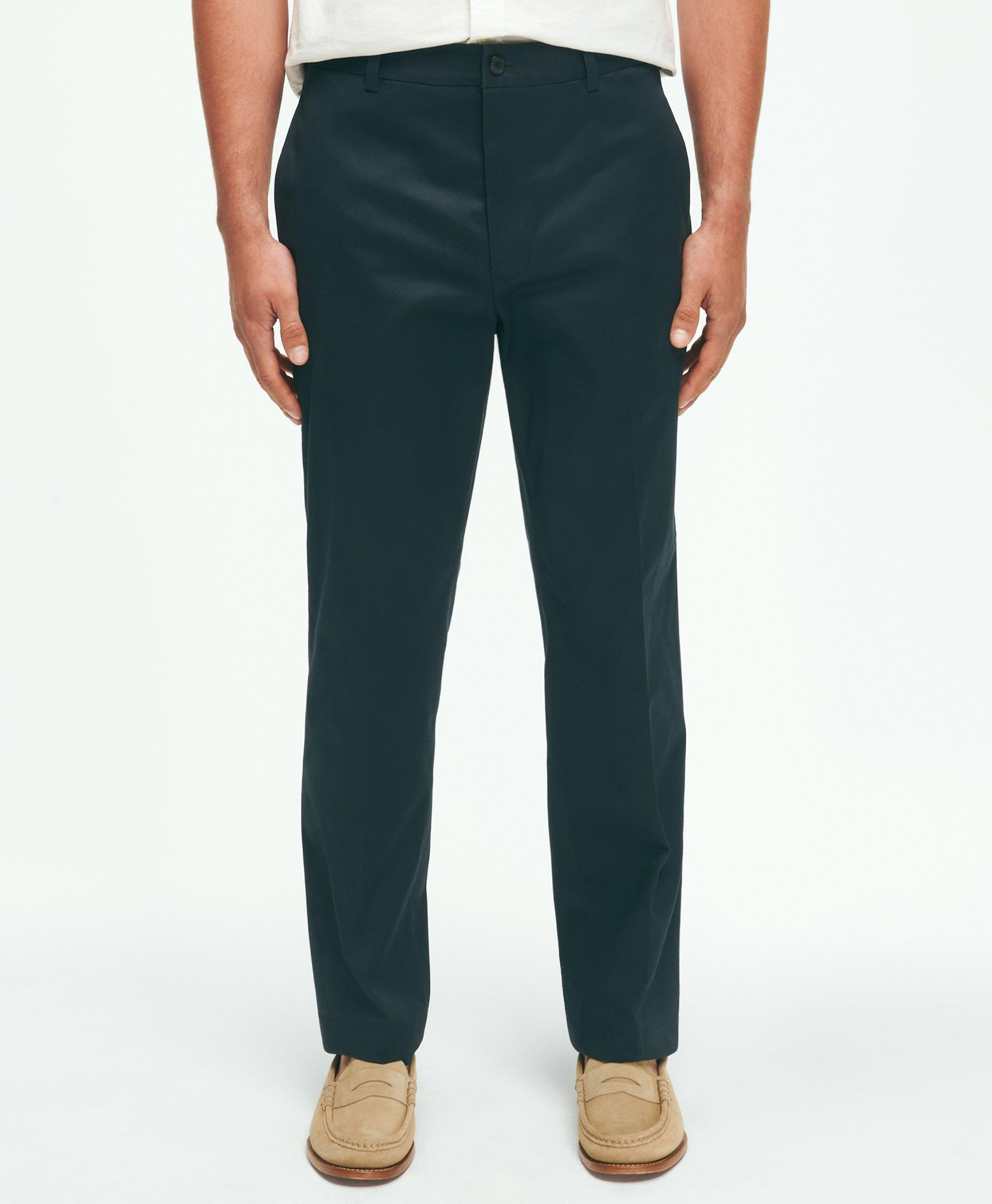 Brooks Brothers Regular Fit Stretch Cotton Advantage Chino Pants In Navy