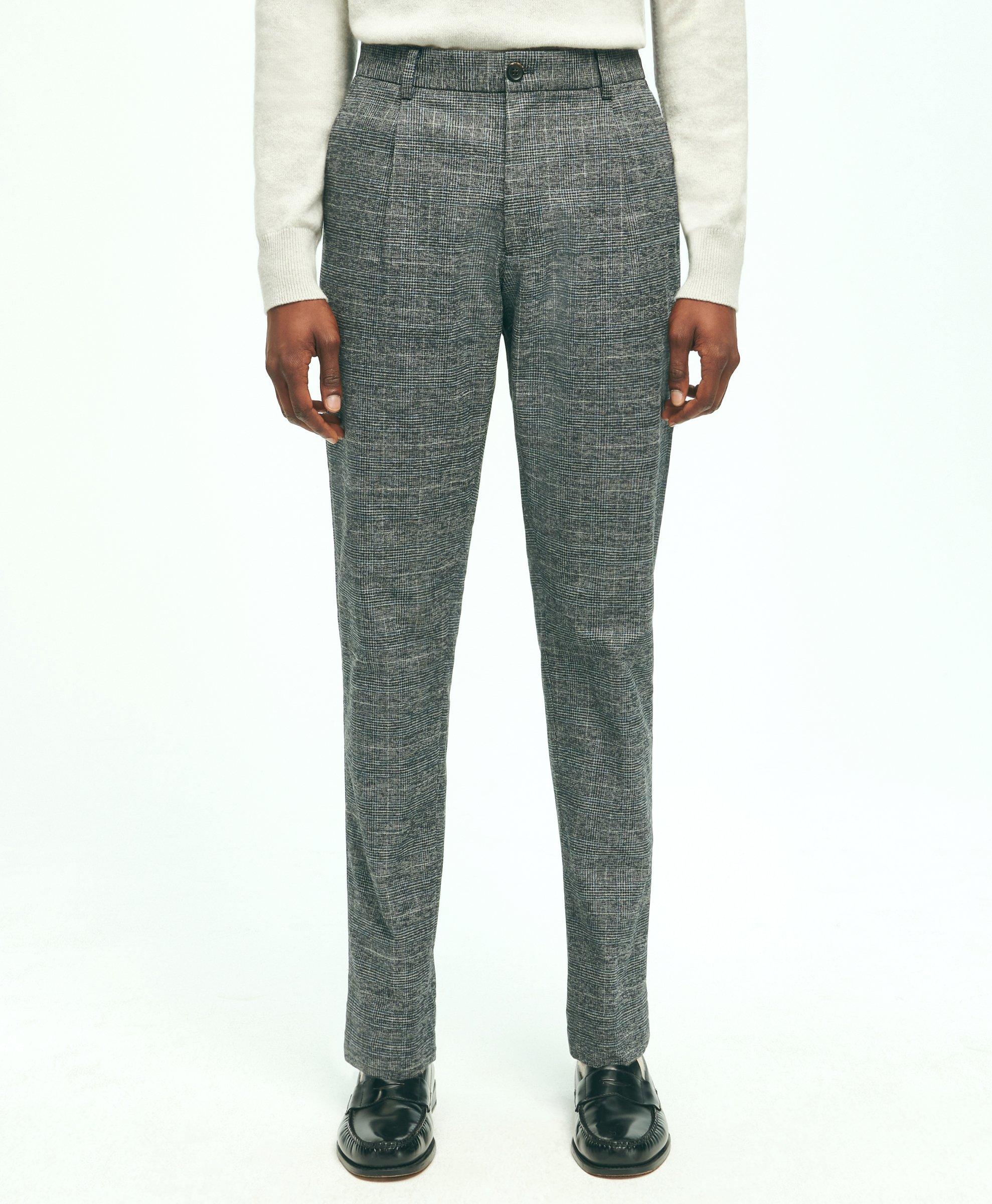 Cotton 2025 checked trousers