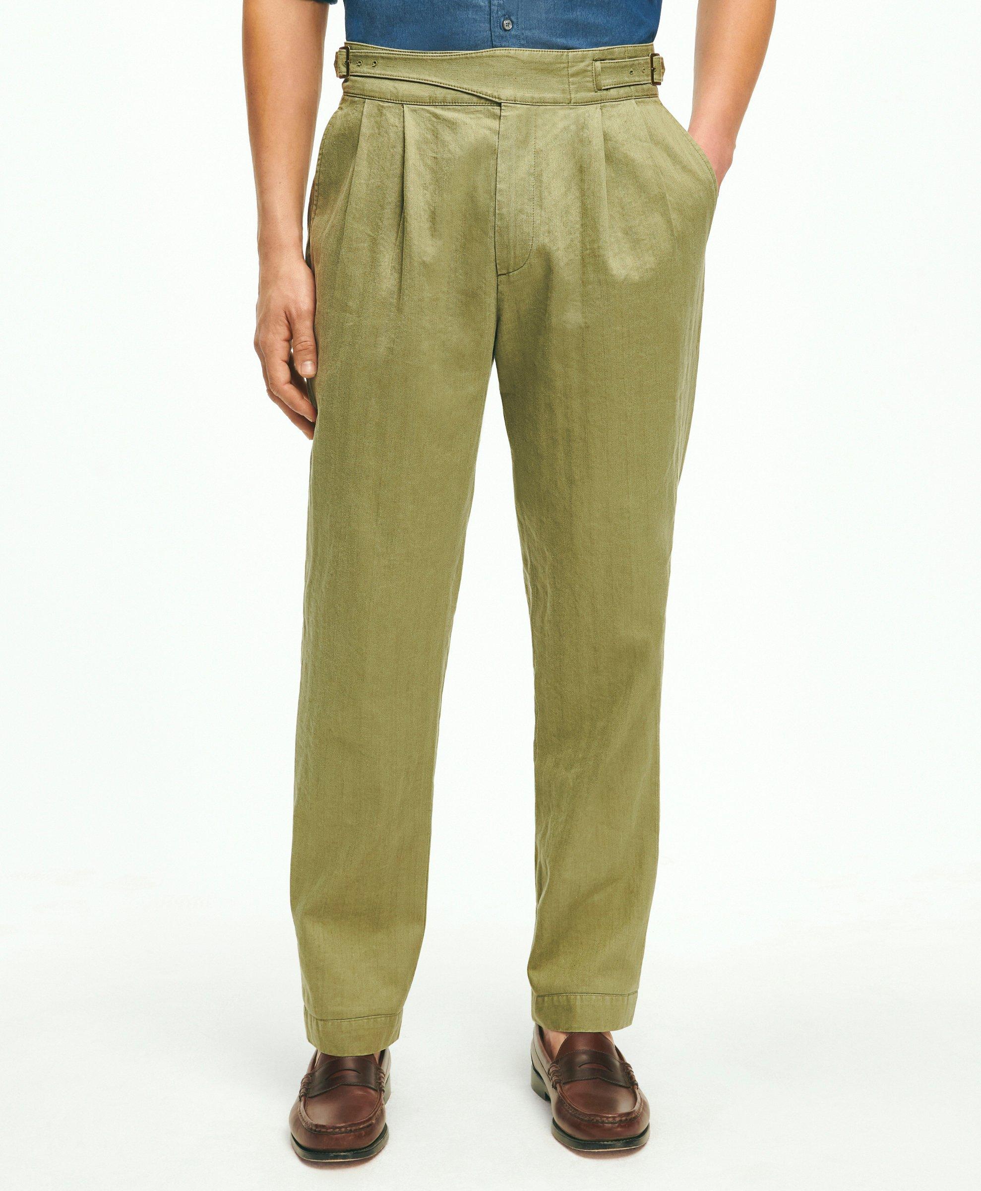 Cotton Linen Pants | Brooks Brothers