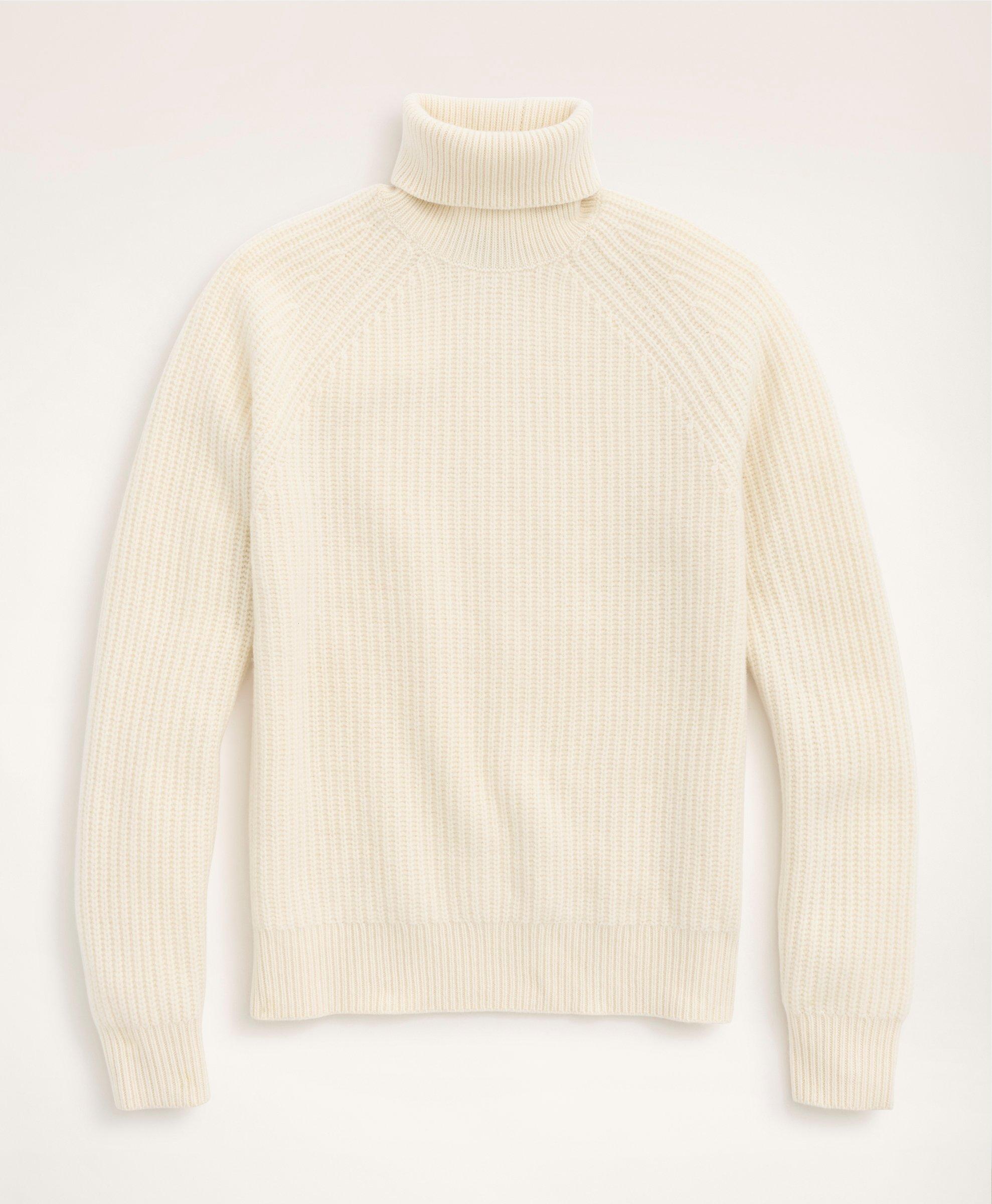 Wool-Cashmere English Rib Sweater