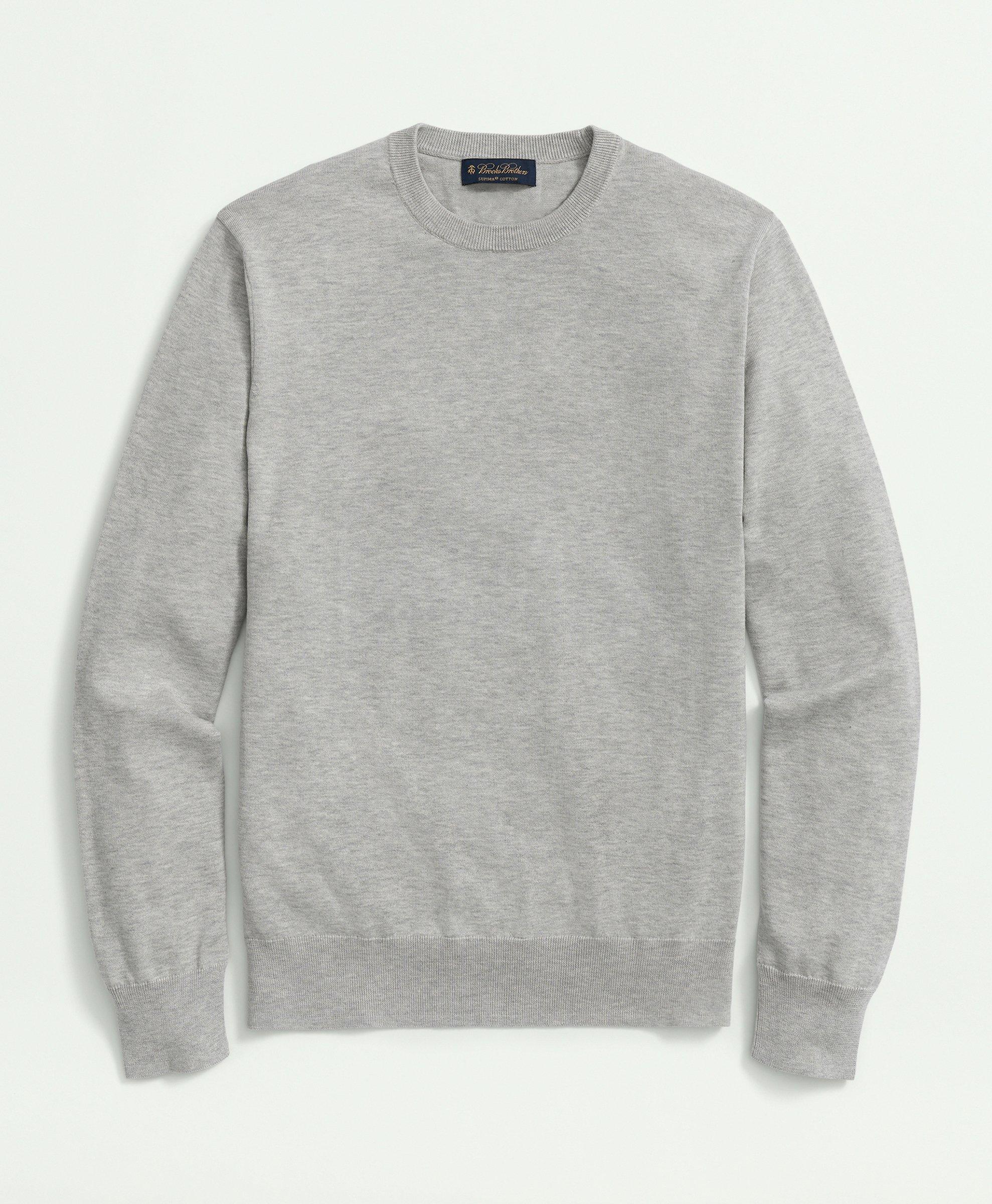 Fitted crew 2025 neck sweater