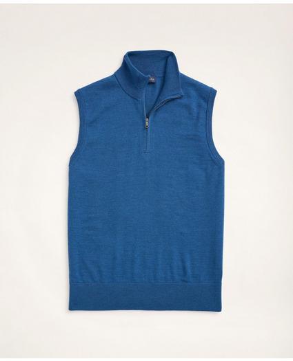 Merino Half-Zip Sweater Vest