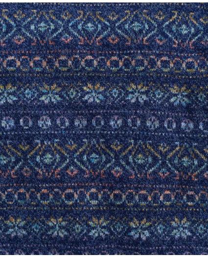 Merino Wool Space-Dyed Fair Isle Sweater