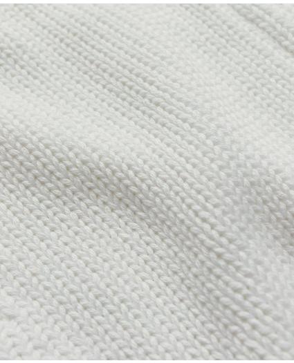 Supima Cotton Full-Zip Ribbed Cardigan