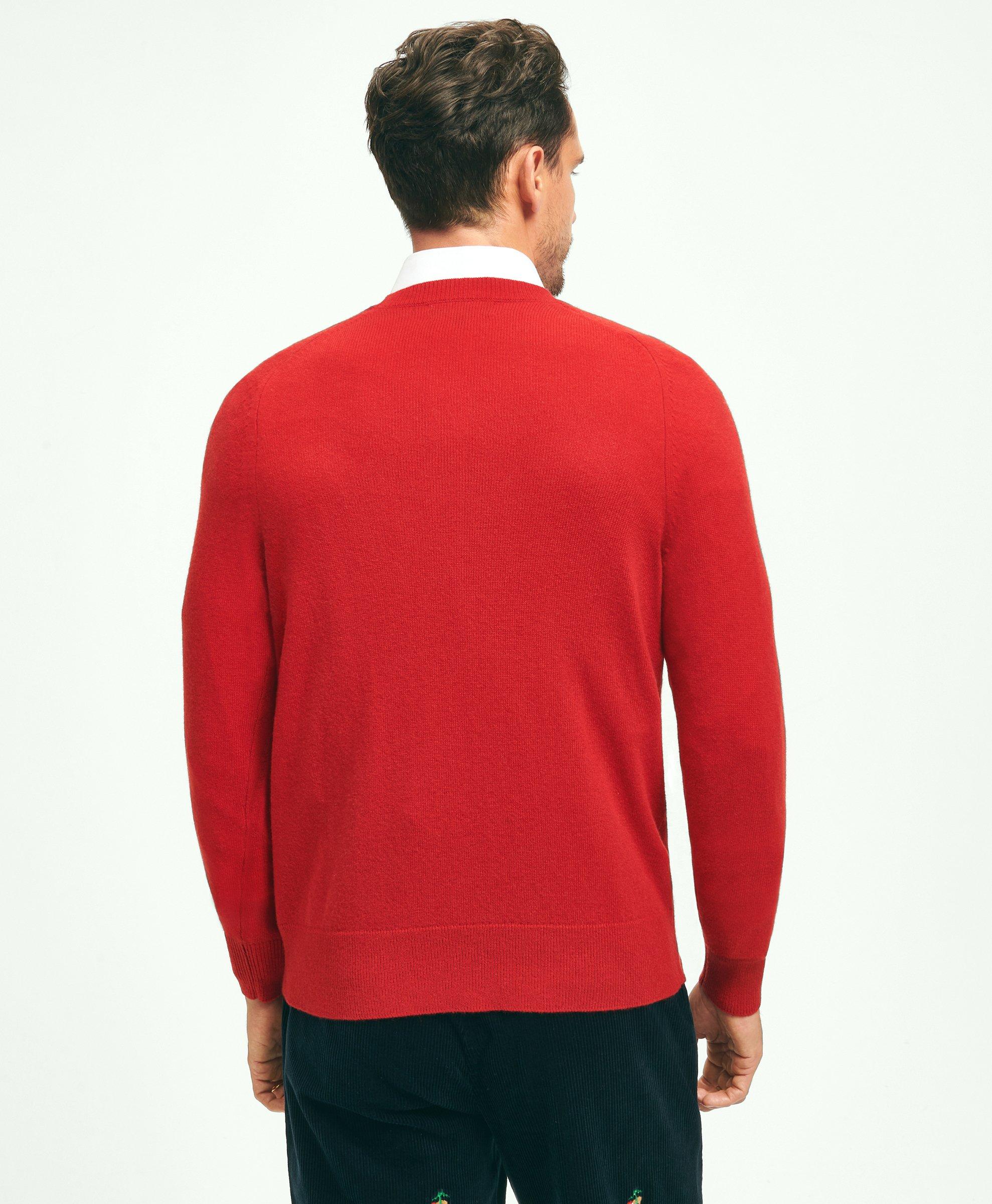 3-Ply Cashmere Crewneck Saddle Shoulder Sweater