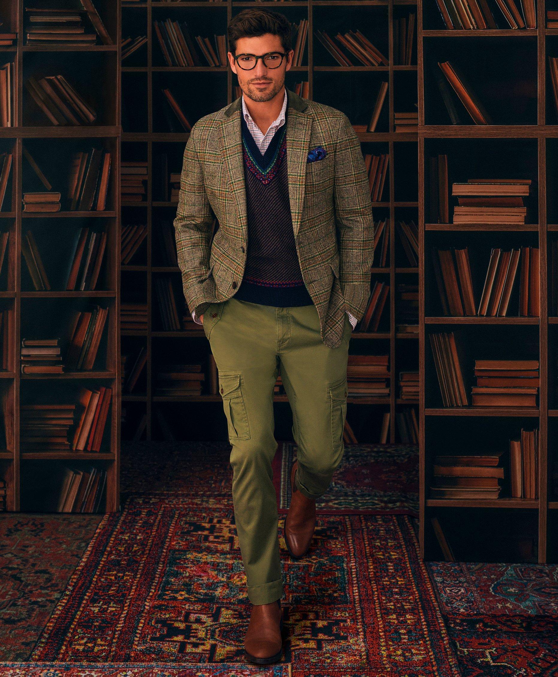 Lambswool Jacquard Tennis Sweater Vest
