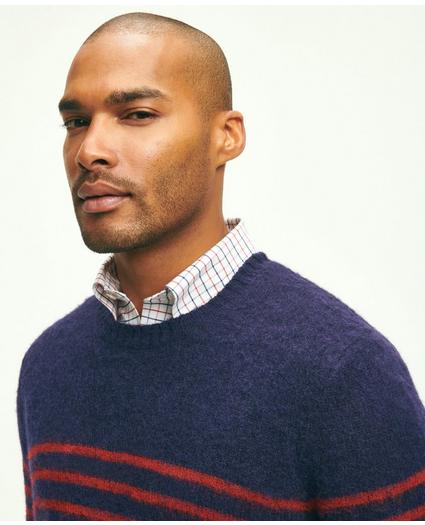 Brushed Wool Mariner Stripe Sweater