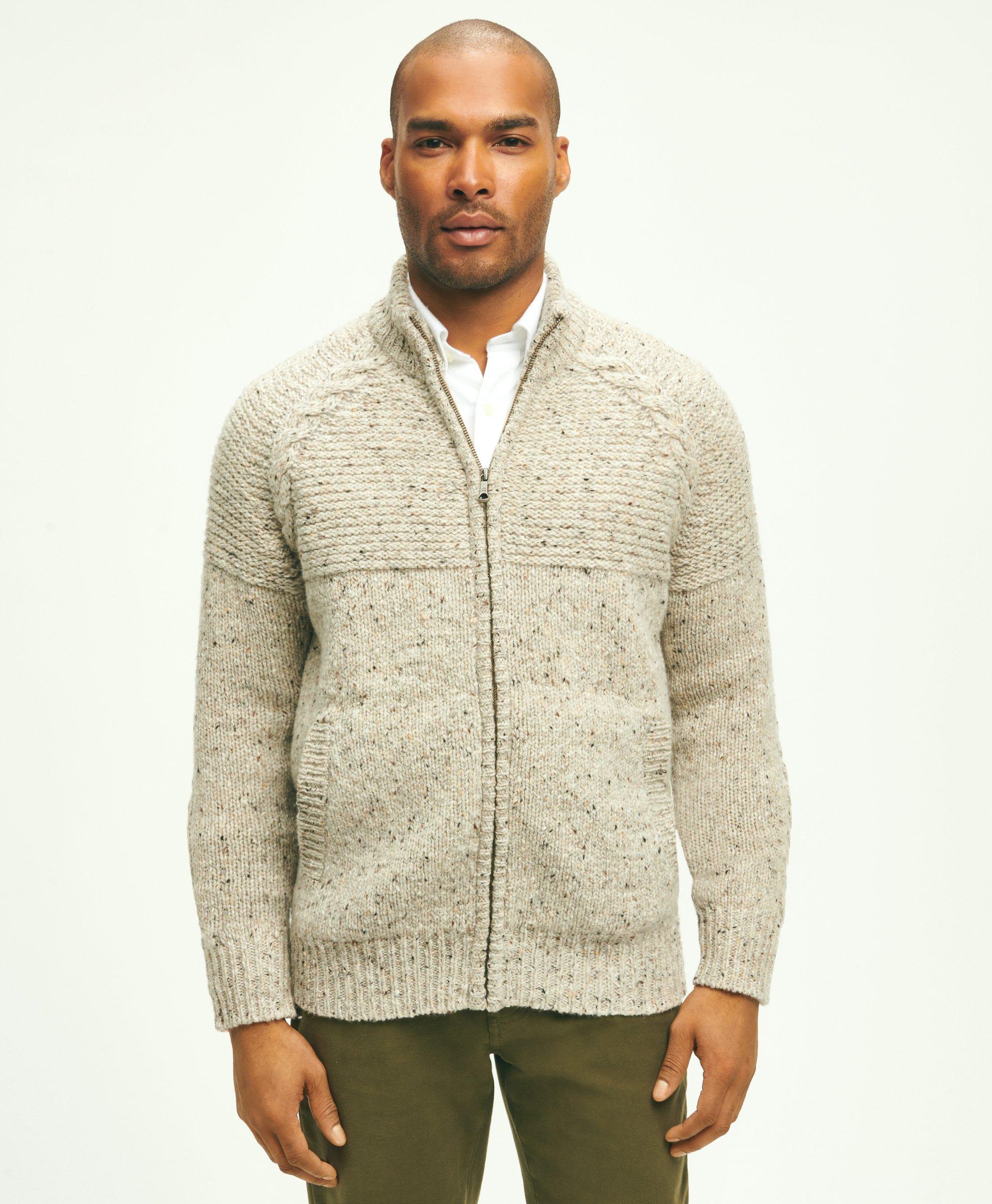 A shop wool cardigan