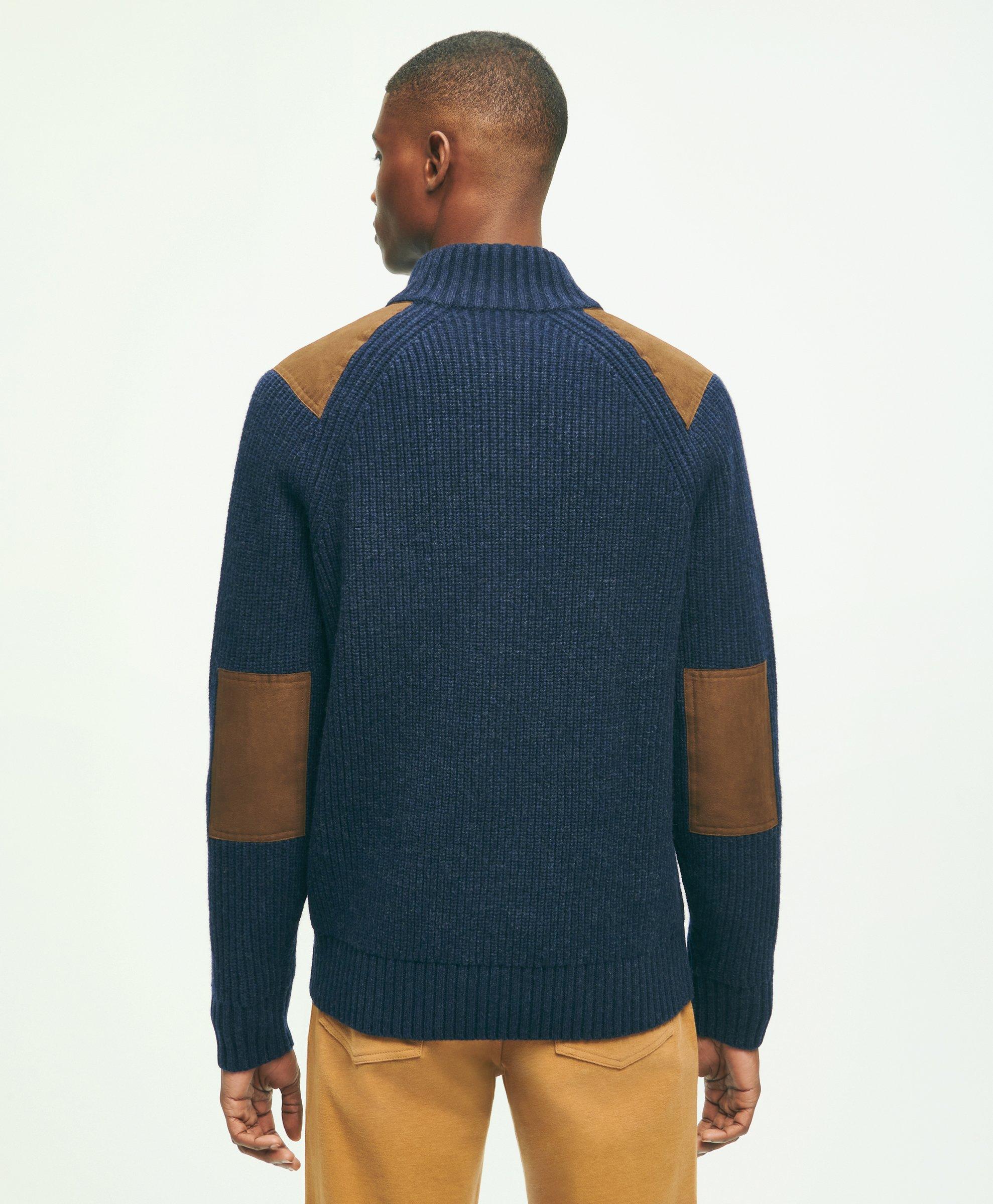Men 2021 Autumn New Casual Jacquard Half Zip Polo Sweater Cardigan Jacket Men Winter Long Sleeve Mock Neck Sweater Pullover Men