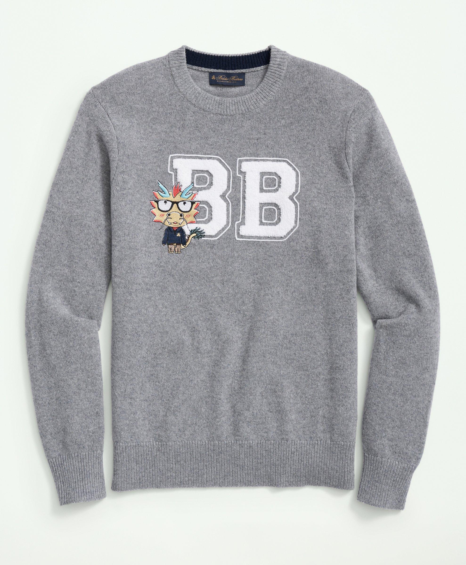 Grey Crewneck Brooks Brothers