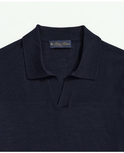 Ultra-Fine Merino Johnny Collar Sweater