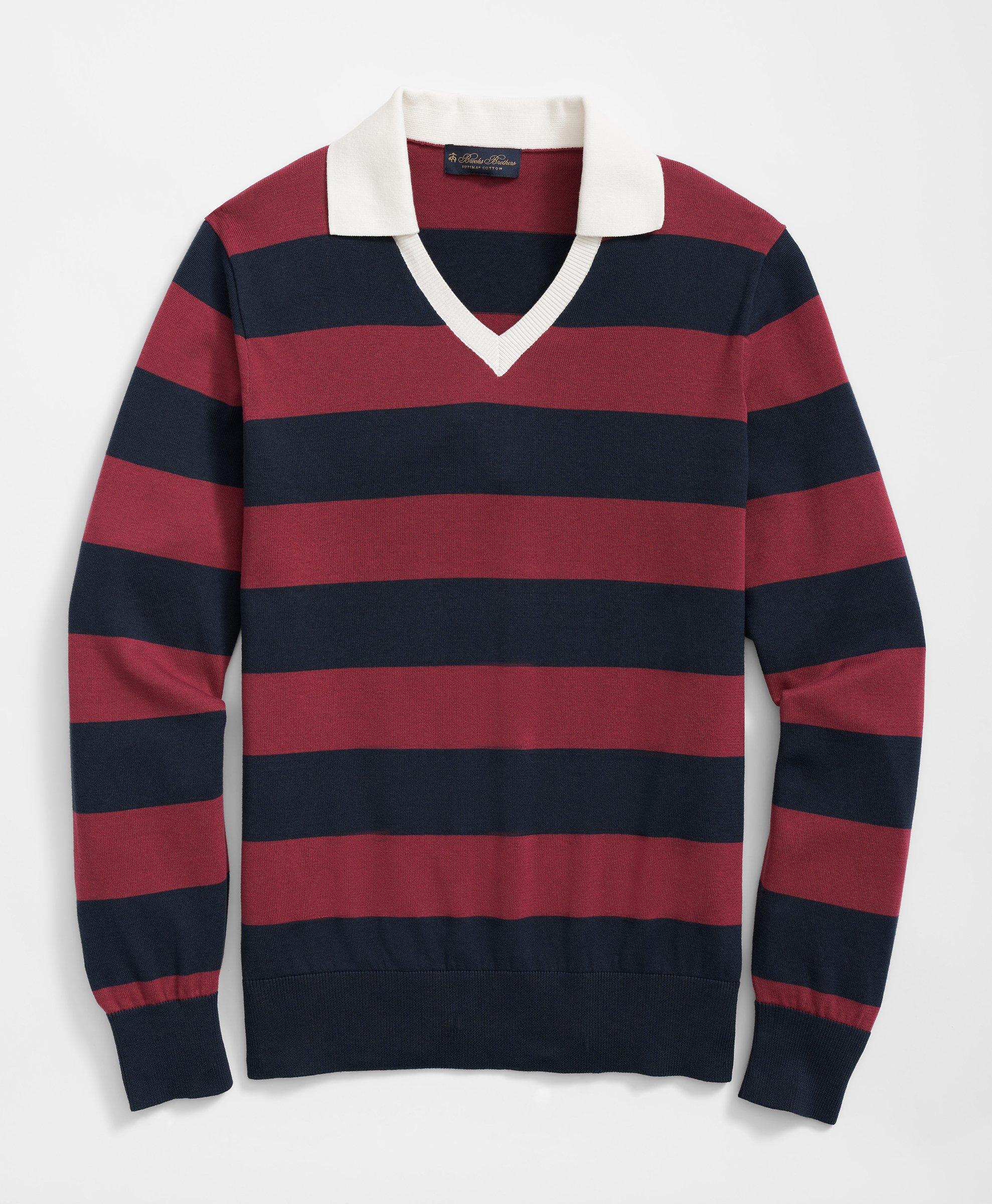 Men's sweater with dress shirt deals