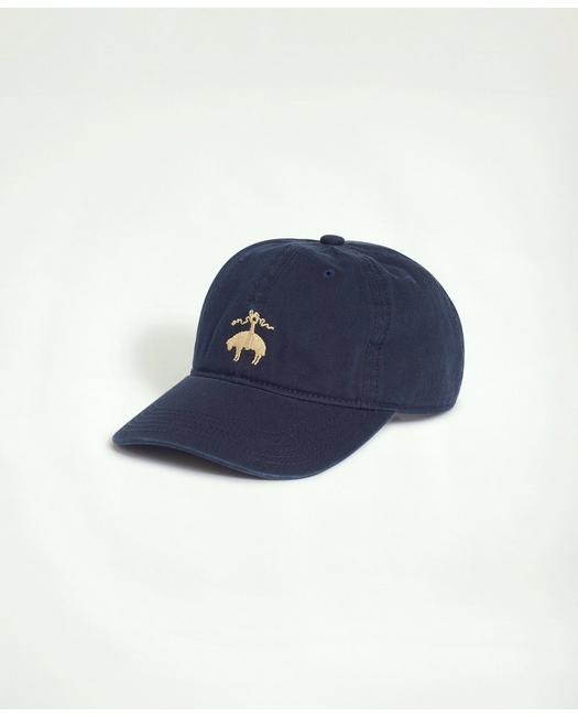 Brooks Brothers Cotton Logo Baseball Hat | Navy