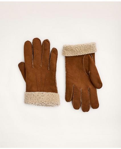 Nubuck Shearling Gloves