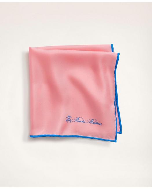Brooks Brothers Silk Pocket Square | Pink