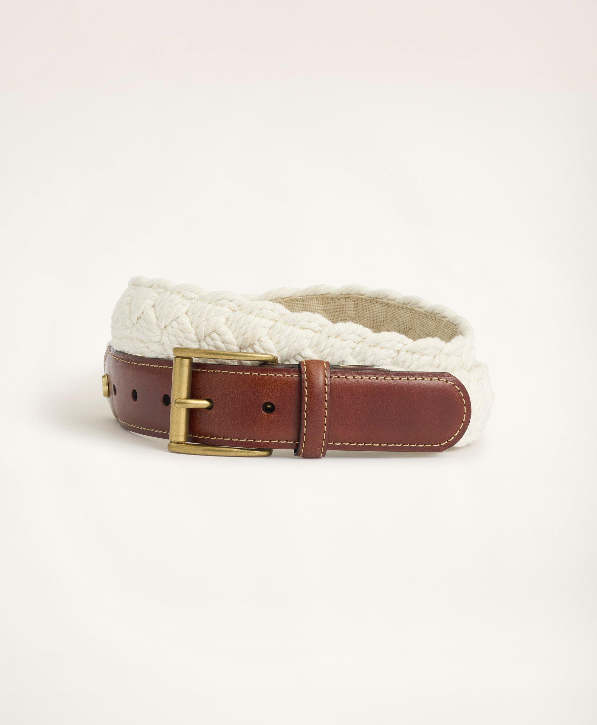 Brooks Brothers Cotton Braided Belt, $24, Brooks Brothers