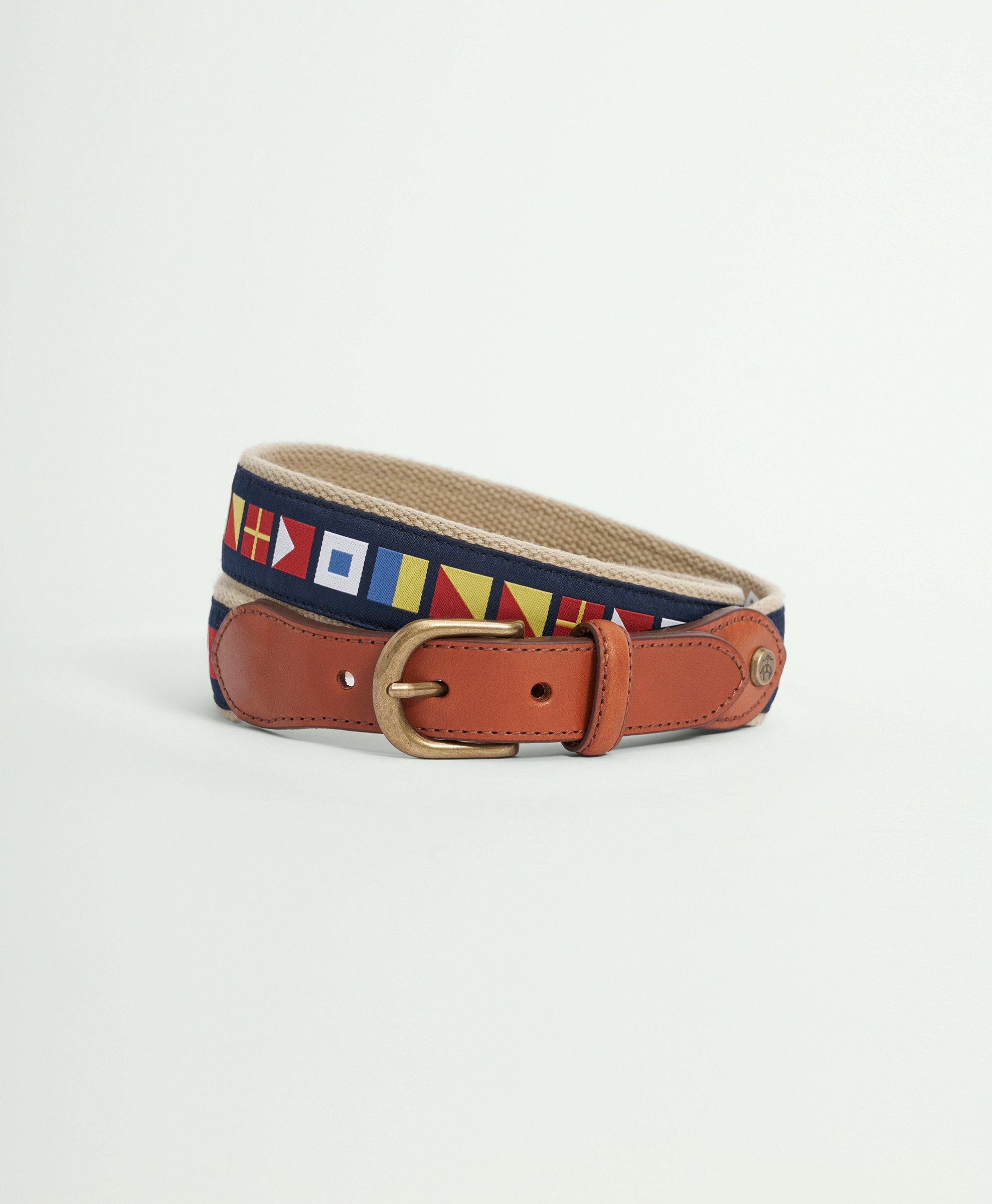 Brooks Brothers Cotton Woven Belt, $148, Brooks Brothers