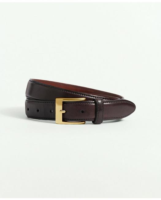 Brooks Brothers Cordovan Leather Belt | Burgundy | Size 42