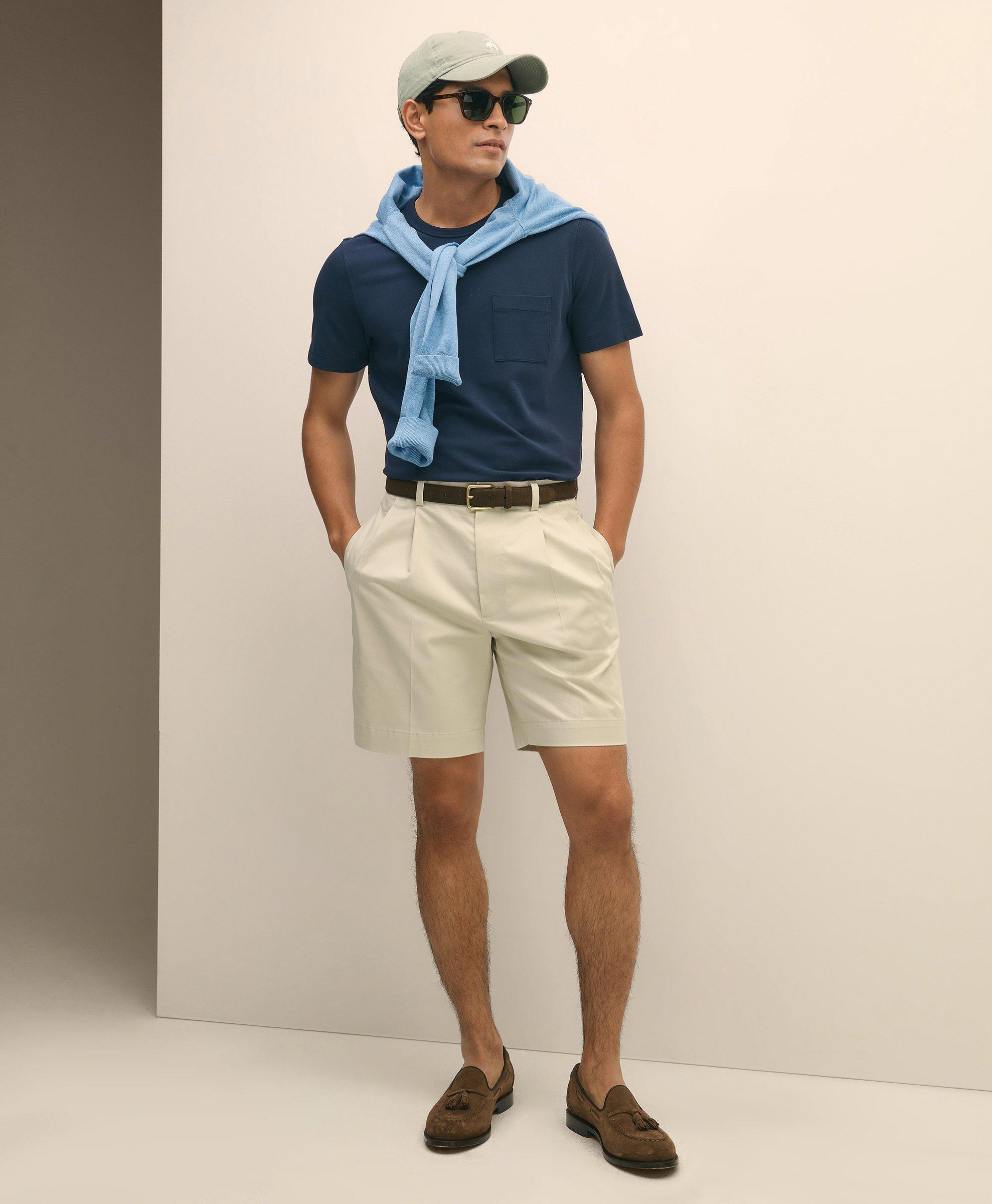 Khaki shorts 2025 business casual