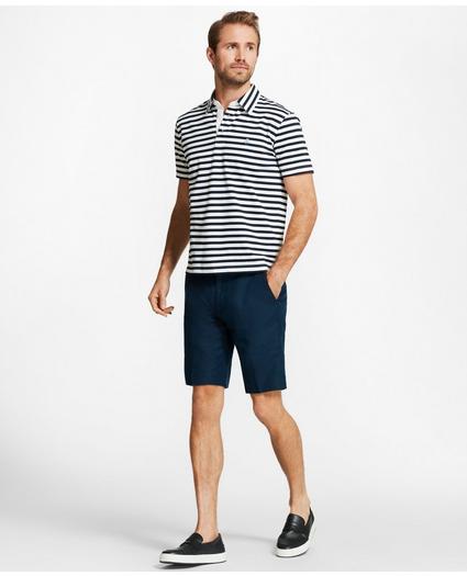 Linen and Cotton Bermuda Shorts