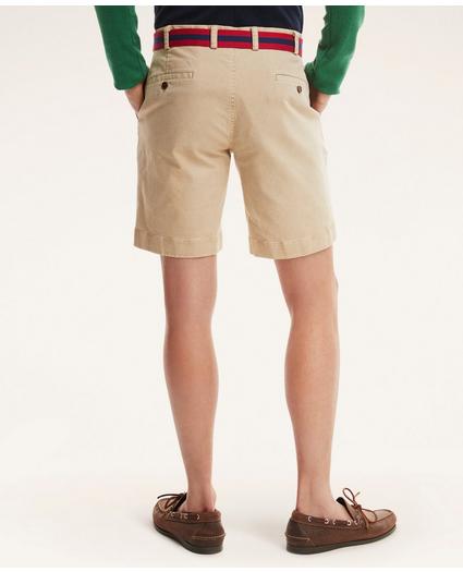 9" Stretch Washed Canvas Shorts