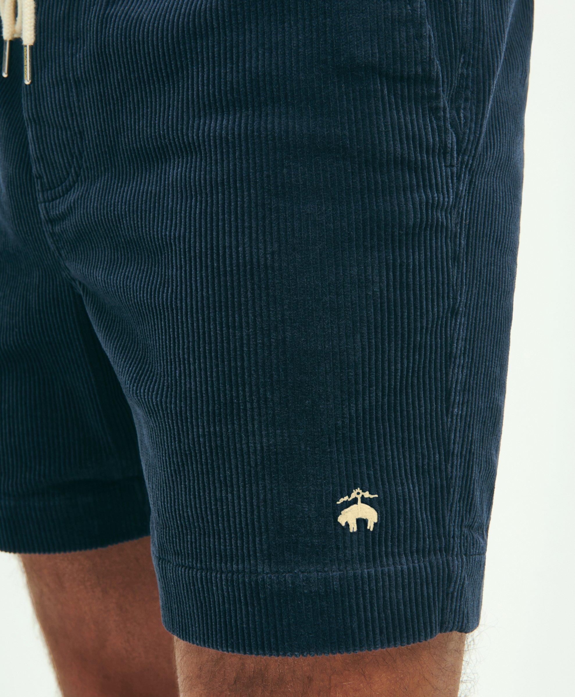 Stretch Cotton Drawstring Friday Corduroy Shorts Pants