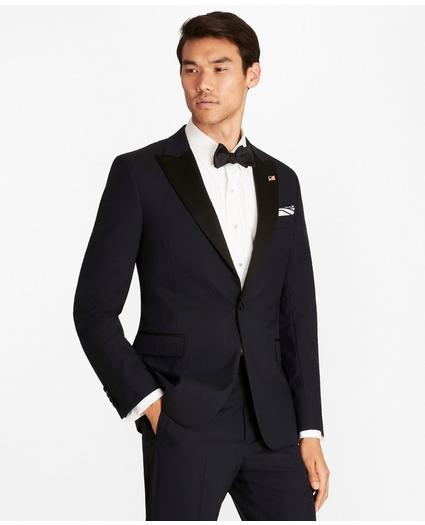Regent Fit One-Button Jacquard Tuxedo Jacket