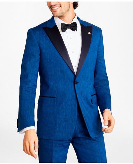 Regent Fit Linen and Wool One-Button Tuxedo