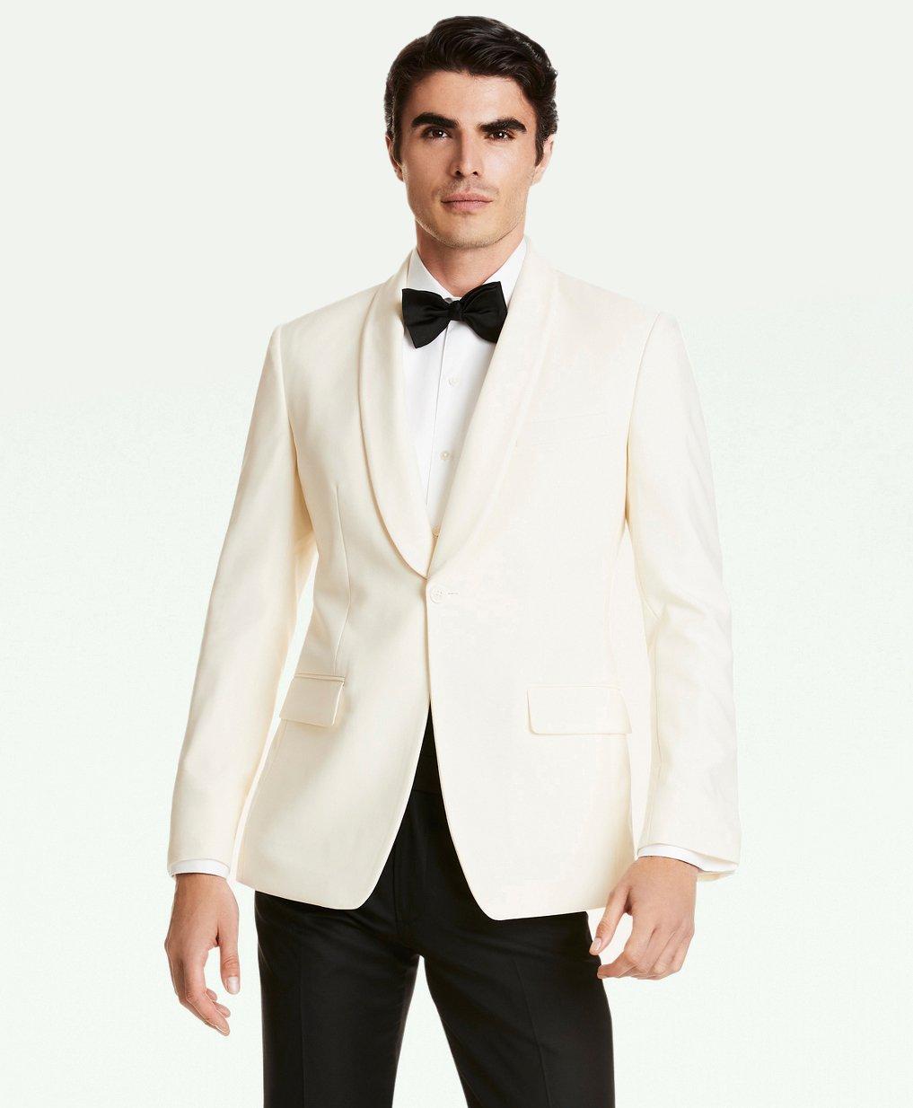 White wool dinner outlet jacket