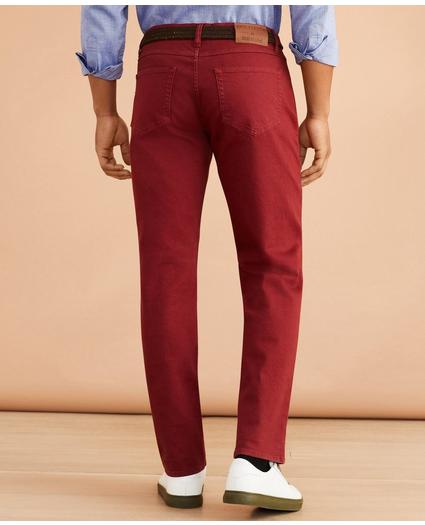 Garment-Dyed Five-Pocket Jeans