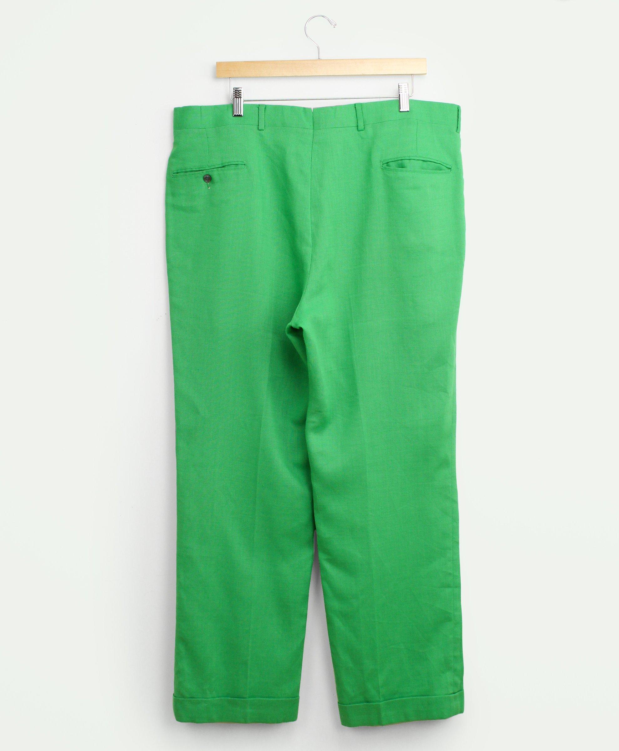 Vintage Linen Pants, 1980s, 40