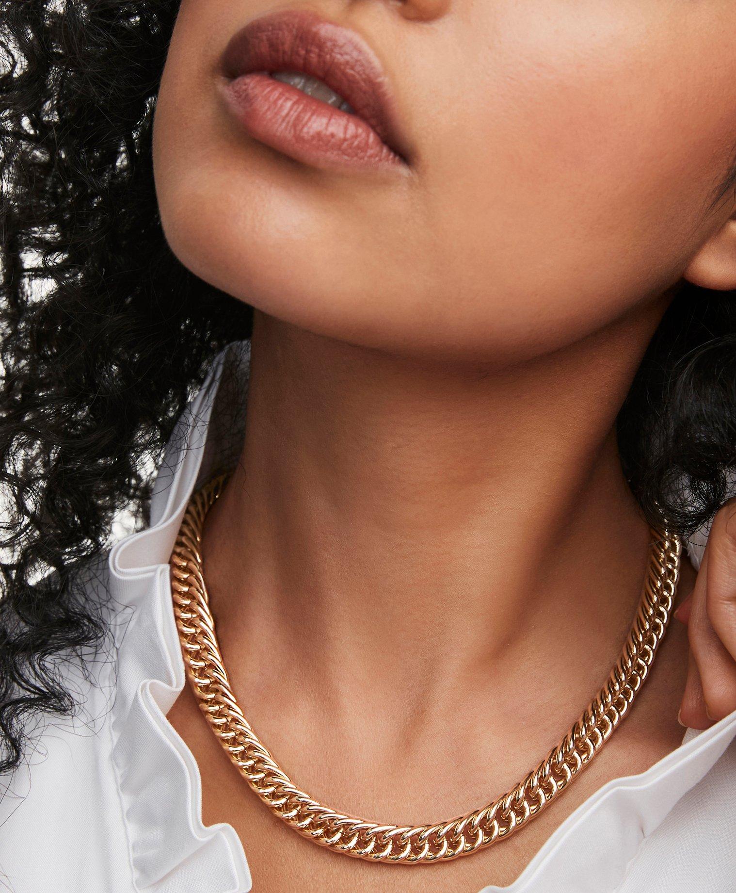 Brooks Brothers Chain Link Necklace | Gold