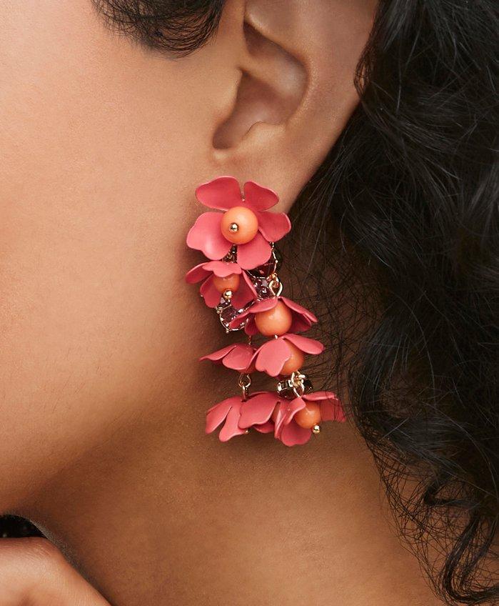 Cute hot sale flower earrings