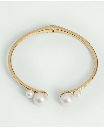 Glass Pearl Cuff Bracelet