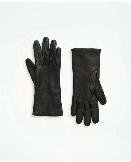 Lambskin Leather Cashmere Gloves