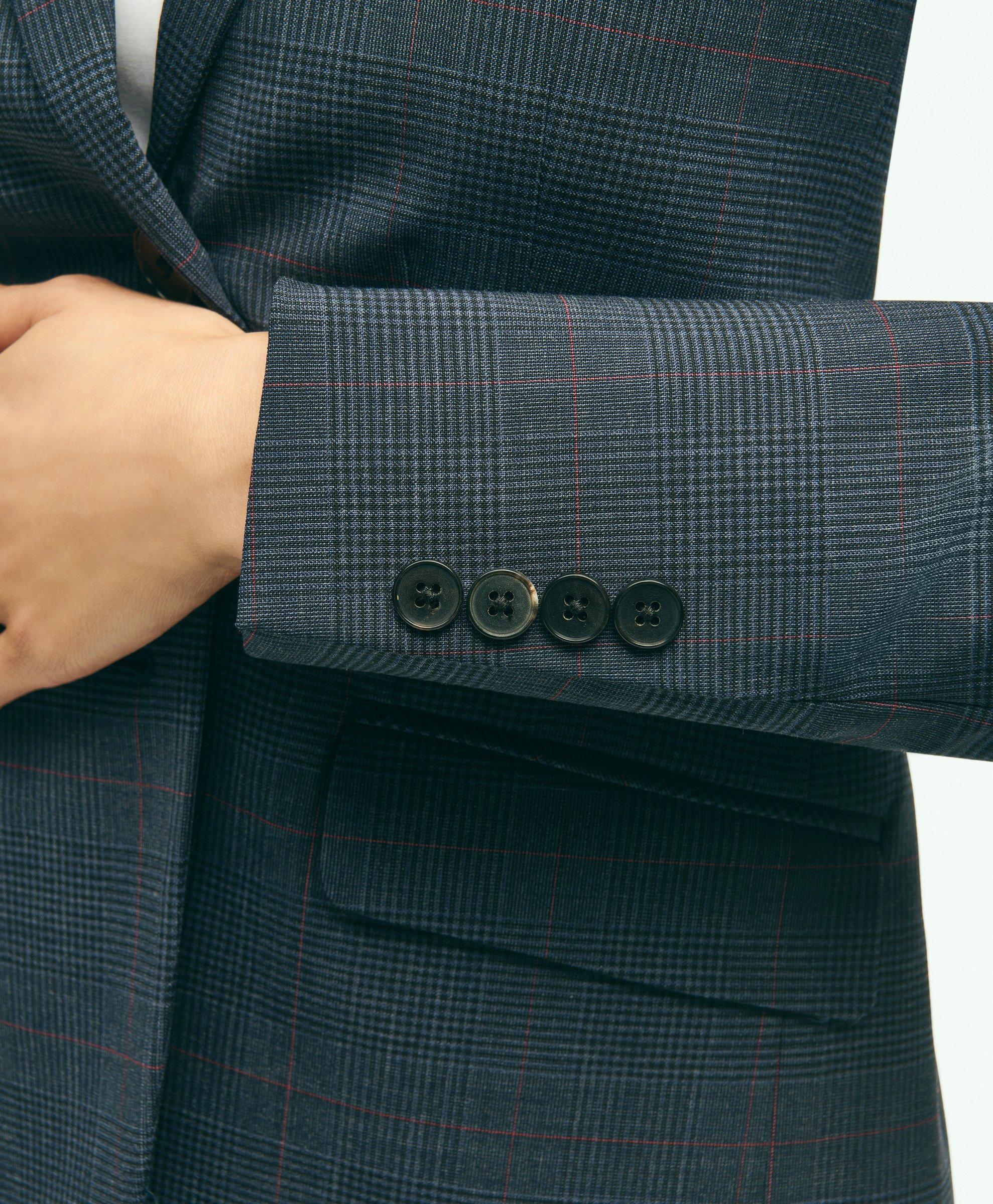 Stretch Wool Glenn Plaid Jacket