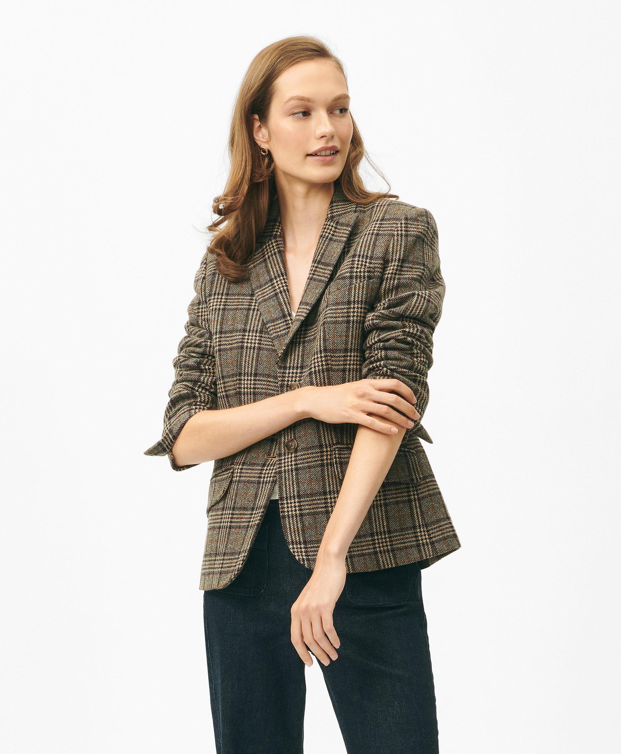 Brooks brothers plaid blazer deals