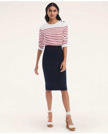 Cotton Mariner Stripe Long Sleeve T-Shirt