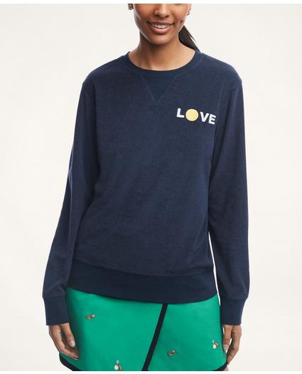 Cotton Terry LOVE Sweatshirt