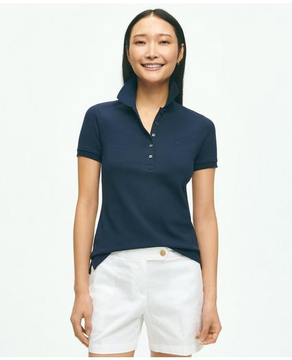 Supima Cotton Stretch Pique Polo Shirt