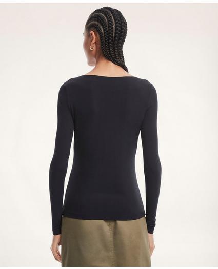 Jersey Square Neck Top