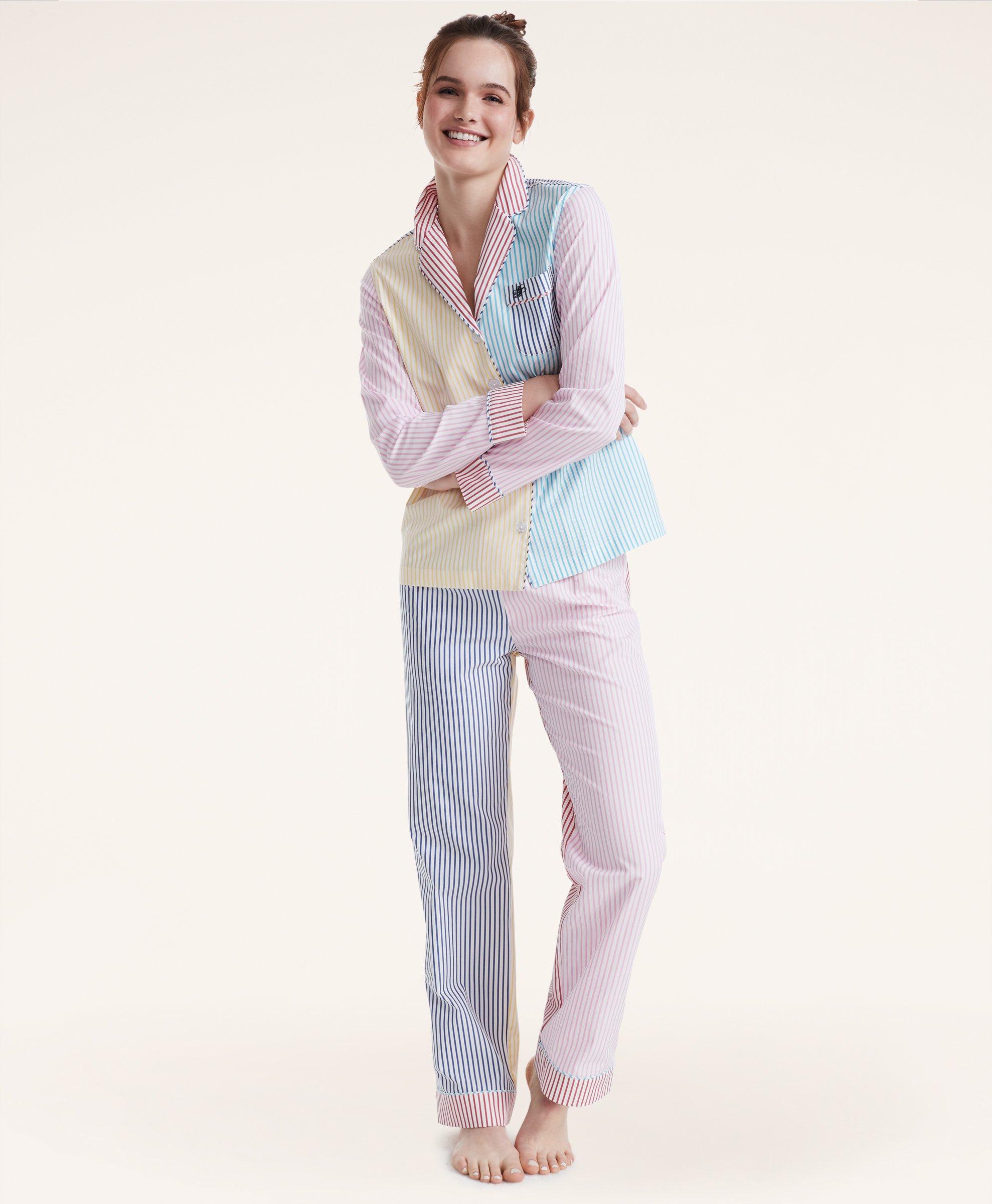 Brooks Brothers Supima Cotton Fun Shirt Pajamas | Size Large In Multi