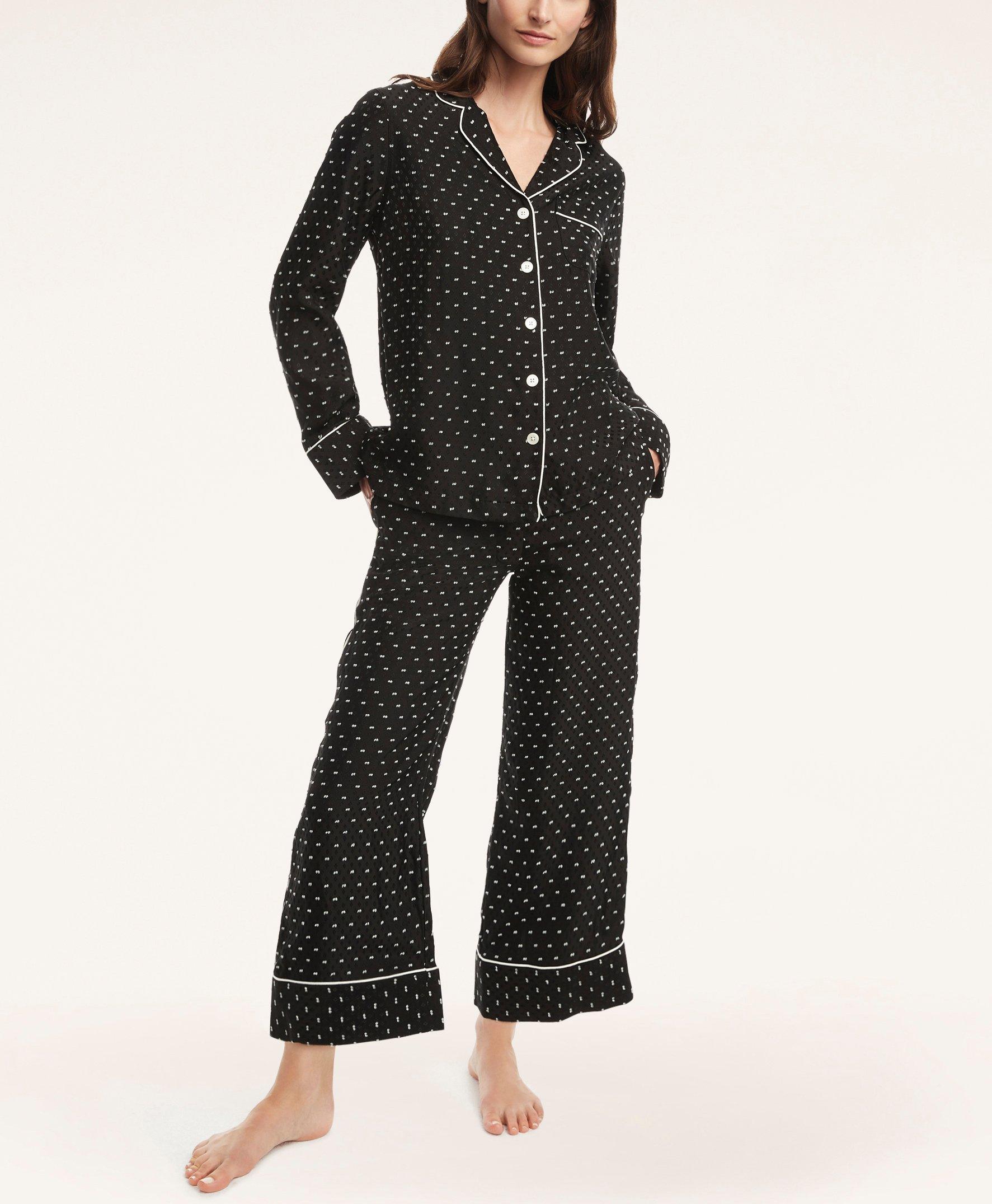 Black and white best sale polka dot pajama set