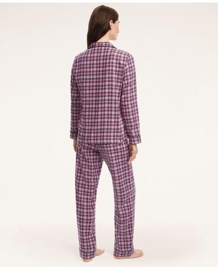 Brushed Cotton Plaid Pajama Set